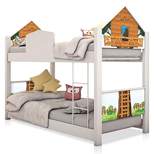 Beliche Infantil Casinha Prime Casa na Árvore com Colchões