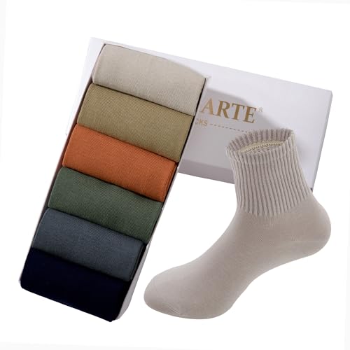 Image of MAGIARTE Womens Mini Crew Ankle Socks Athletic Casual Cotton Socks for Women
