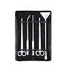 minerlele Gereedschapsset 5-in-1 roestvrij staal aquarium tank waterplant pincet schaar spatel sets