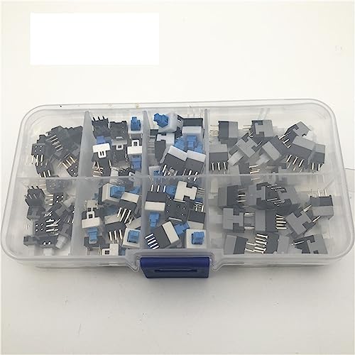 Micro-interrupteur d'alimentation push tact autobloquant réinitialiser 6 pins 5.8mm - 3
