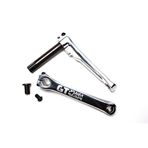GT Power Series Alloy Crank Set, Chrome, 175mm