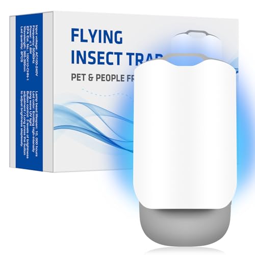 Listado de Insectronic Walmart , tabla con los diez mejores. 48 Glückluz Lámpara Mata Insectos y Trampa Eléctrica con Cartucho Adhesivo, Atrapa Mosquitos Pequeños y Moscas con Luz Azul, Segura para Mascotas y Sin Olor