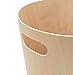 Umbra Woodrow, 2 Gallon Modern Wooden Trash Can Wastebasket or Recycling Bin for Home or Office, Natural