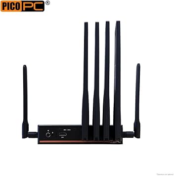 Fanless Firewall Micro Appliance/Mini PC/Firewall router, N5105 (4 Cores 4 Threads), WiFi 6 | 8GB DDR4 | 128GB SSD | 4 LAN i211 | 5G CPE | SD-WAN Security Gateway with TPM 2.0
