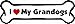 Car Magnet-Bone-I Love My Grandogs- 2