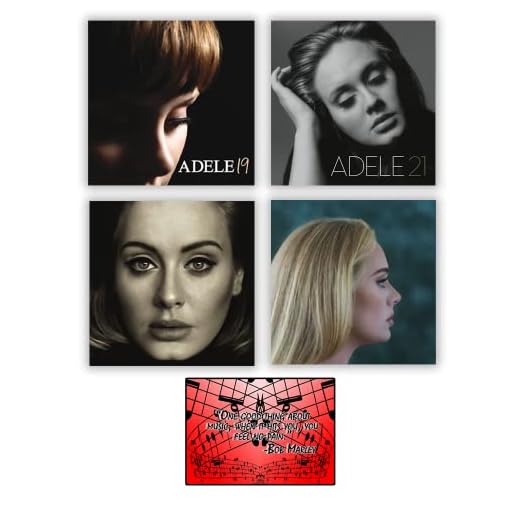 Adele: Complete 4 Studio Album CD Discography Collection (19 / 21 / 25 / 30) with Bonus Art Card