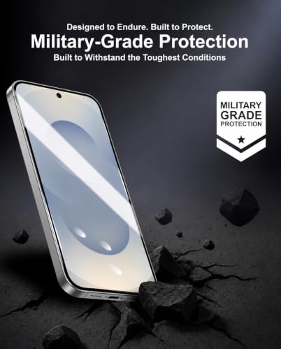 Image of Tempered Glass for Samsung Galaxy S25 (6.2 Inch) With Installation Kit | Ultrasonic Fingerprint Compatible | Edge to Edge Full Coverage |