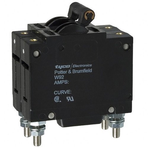 TE CONNECTIVITY/POTTER & BRUMFIELD W92-X112-30 Circuit Breaker, HYD-MAG, 2P, 277V, 30A