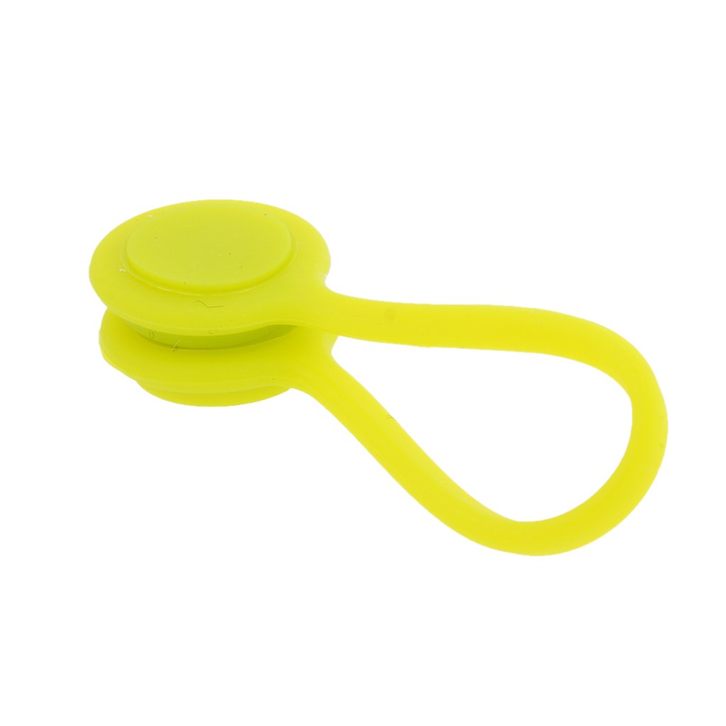 EXCLUZO 3Pack Earphone Cable Winders,Silicone Rubber Magnetic Corder Winders Wrap, String Cable Ties for Management of Headset Cables,Bookmarks,Keychain A#