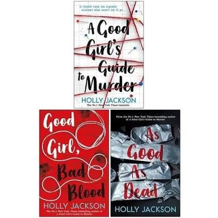 Image of OLLYNAG-Books A Good Girl's Guide to Murder Collection | Includes inchA Good Girl's Guide to Murder inch, inchA Good Girl, Bad Blood inch, inchAs Good As Dead inch | 3-Book Set
