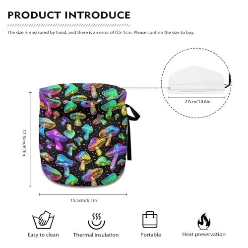 Image of Colorful Mushroom Tea Cozy for Teapot Insulated Teapot Cozy Large Tea Pot Cosy Lightweight Tea Cosy Cover Easy to Clean for Home Kitchen Decorative Accessories