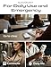 LISEN Ultra Slim MagSafe Portable Charger,5000mAh Wireless Card Slim MagSafe Battery Pack iPhone 17 Air Accessories,Magnetic Power Bank for iPhone 17 Pro Max Plus Air/16/15/14/13/12,Gifts for Men