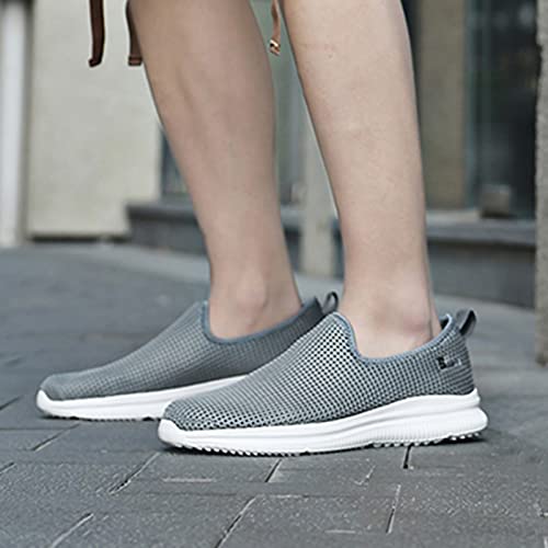 Men's Slip-on Loafers Lightweight Breathable Knit Casual Sneakers with Arch Support Comfortable Non Slip Walking Shoes2