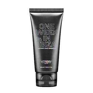 Vitabay One Week in Ibiza 50 ml • Mattierende Selbstbräuner mit Ginseng & Koffein • Sommerlicher Teint • Instant Bronzer…