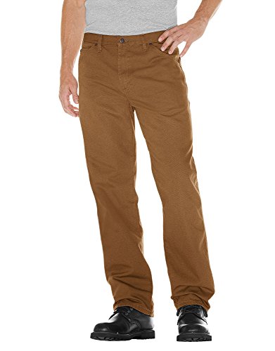 Buy Dickies Men's Relaxed Fit Sanded Duck Carpenter Jean, Brown Duck ...