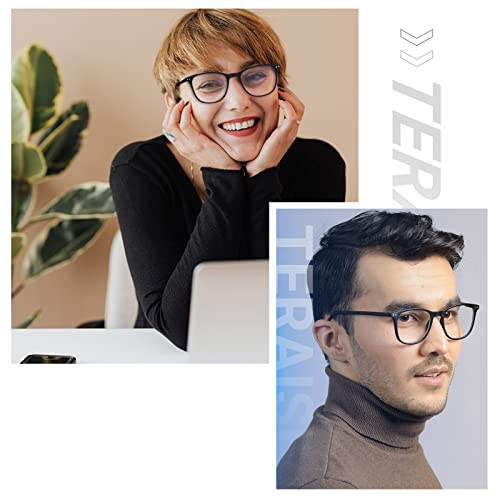Teraise Reading Glasses Ultralight Readers Women 4Pcs Matte Computer Glasses(4Pcs-Black-150) #TOP3