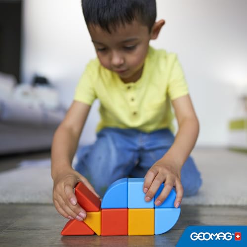 Image of Geomag Magicube Magnetic Blocks for Toddlers Ages 1-5 | Swiss-Made STEM Building Toy Sets | Multiple (MAGICUBE 9PCS)