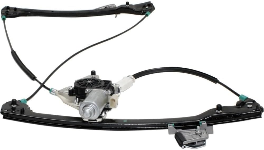 Window Regulator Front Right Passenger Side Power with Motor for BMW for M3 2001-2006 for 325Ci 2001-2006 for 328Ci 2000 for 328i 1999 for 330Ci 2001-2006 51338229106-748745, Quality Verified