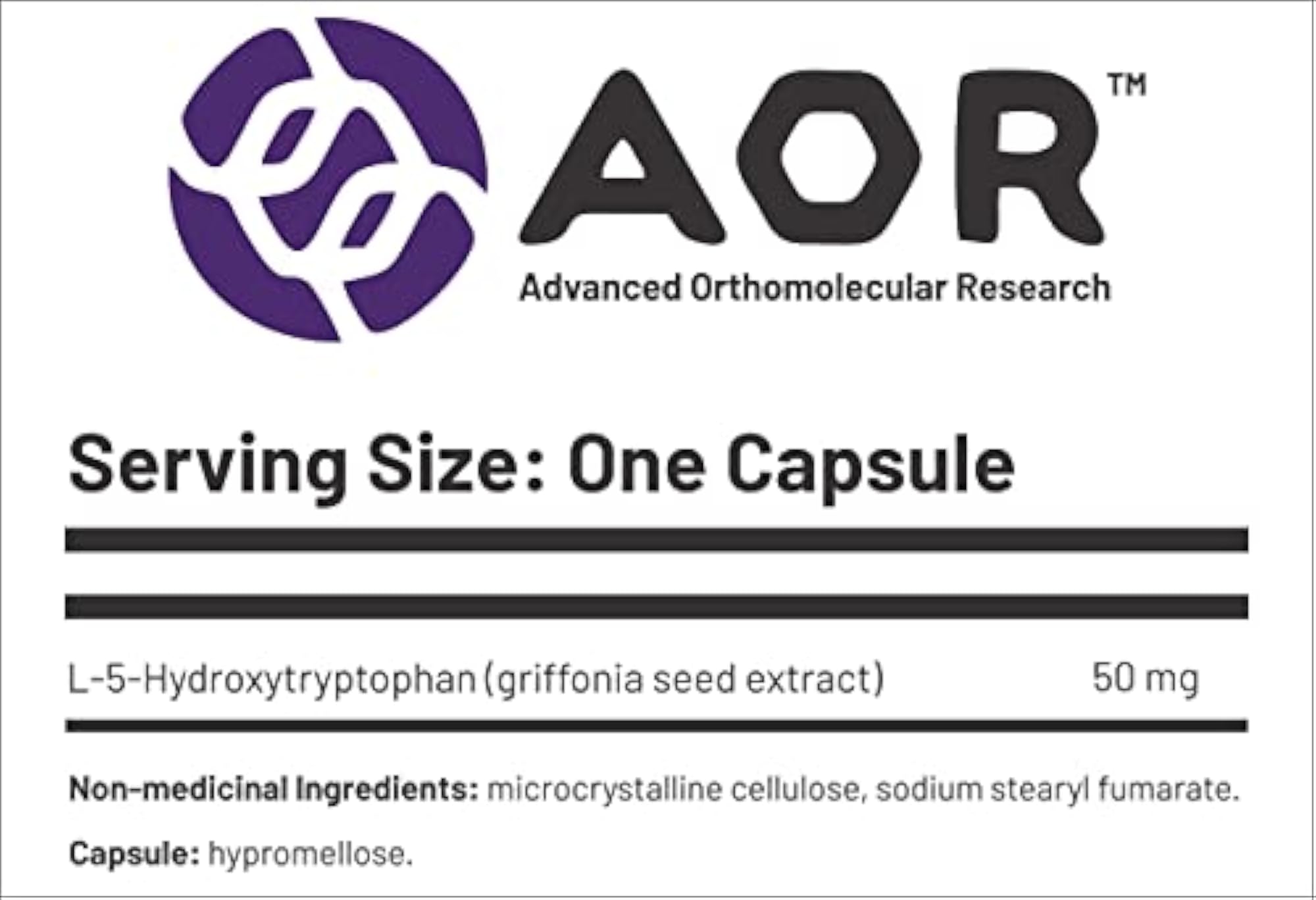 AOR - 5-HTP 90 Capsules