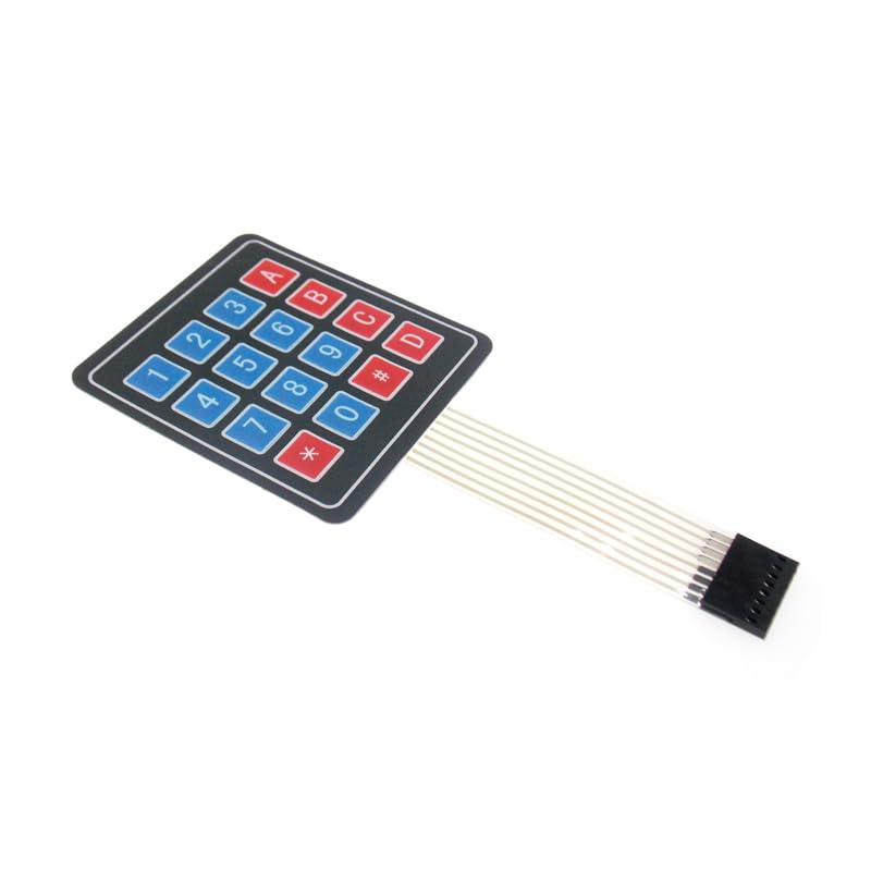 50PCS 4 x 4 Matrix Array 16 Key Membrane Switch Keypad Keyboard