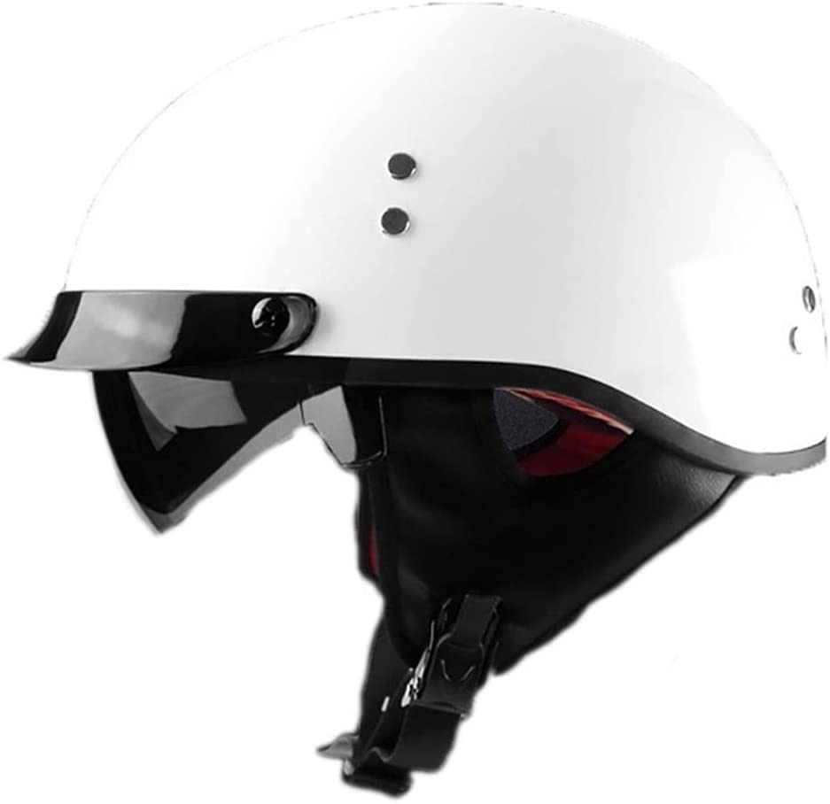 Demi-casque de moto style allemand rétro jet taille 61 pour scooter cruiser