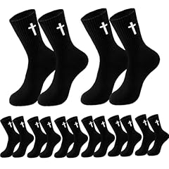 Cross Socks Black - 8