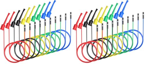 Image of Goupchn 10PCS Test Hooks to Breadboard Female Jumper Wires (Pack of 2)