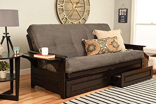 Kodiak Furniture Phoenix Futon, Suede Gray