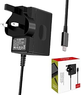 YCCSKY Charger for Switch/Switch OLED/ Lite, AC Adapter Power Supply 15V 2.6A Fast Charging Kit with 5ft USB-C Cable for Switch and Switch Pro Controller - Support TV Mode