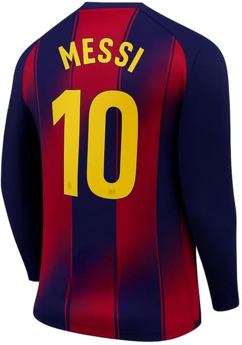 Barcelona Messi 10 Jersey Full Sleeve (Kids,Men,Boys)(7