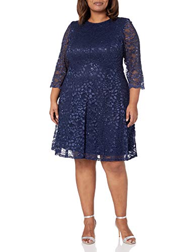 Jessica Howard Women's Fit and Flare, Navy, 10 at Amazon Women's Clothing  store