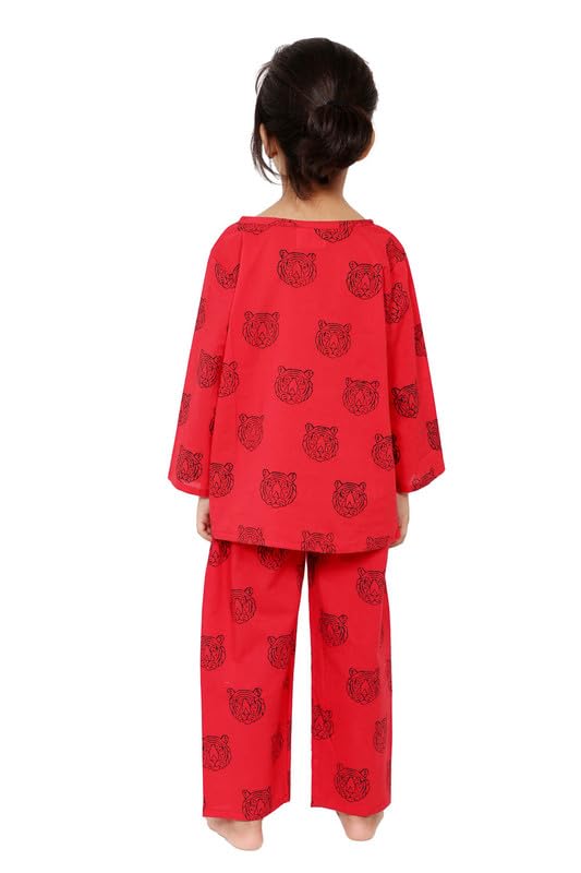 Image of Chheent Girls Cotton Night Suit | Baby Kids Sleep Suit | Pajama Set Boys | Kids Pajama Sets | Kids Dress | Kids Pant Set | Baby Suit