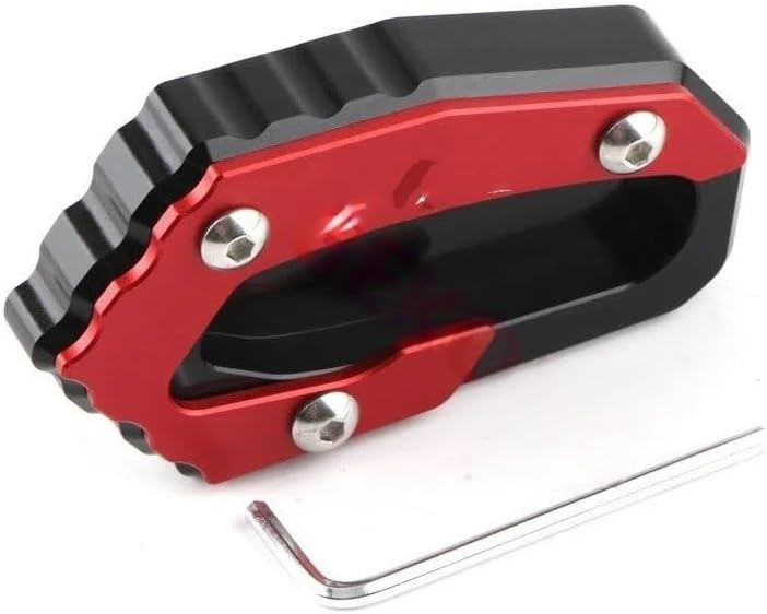 Motorcycle Support Stand Plate Kickstand for Indian FTR 1200 S 2019 2020 2021 Motorcycle Accessories Kickstand Foot Side Stand Extension Pad Support Plate