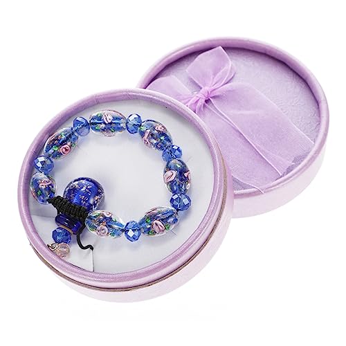 TINEASUR Pulsera De Cristal Con Colgante De Botella De Aceite Esencial Pulsera...