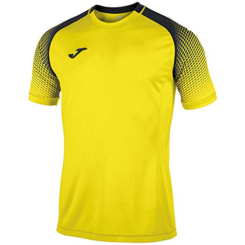Joma, Shirt Men's, Camiseta Hispa Amarillo-Negro