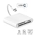 Produktbild USB C Kartenleser 3 IN 1, AIGUOZER SD TF/Micro SD CF Kartenleser Card Reader Kartenlesegerät Adapter Typ C OTG Speicherkartenleser für MacBook, MacBook Pro/Air, iPad Pro 2018, Galaxy S10/S9/S8 usw.