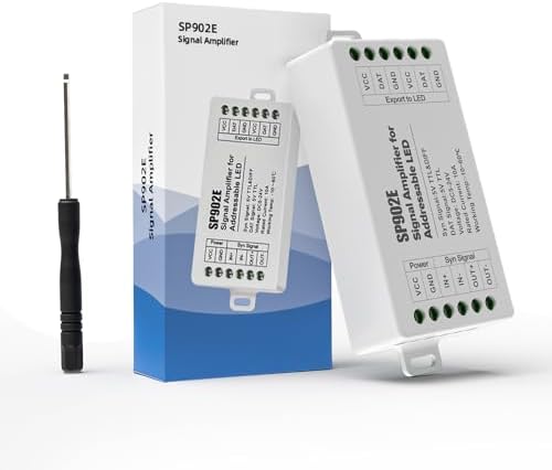 Sp901E Spi Jelerősítő Ismétlője A Ws2812B Ws2811 Ws2813 Rgb Címezhető - Foto 7