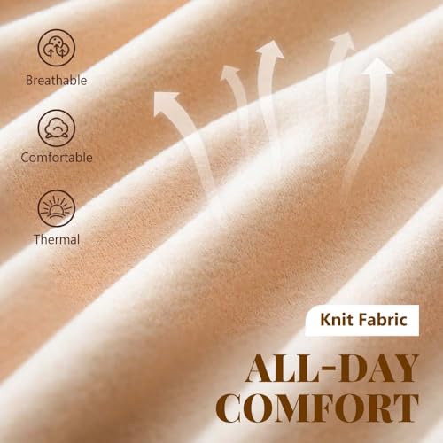 Womens Merino Wool Cashmere Sweater, Crew Neck Long Sleeve Soft Pullover Knit Half Turtleneck Warm Top Fall Jumper3