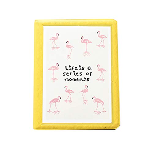 JXE Flamingo Album photo pour Fujifilm Instax Wide 300/210 Films instantanés 5" Jaune