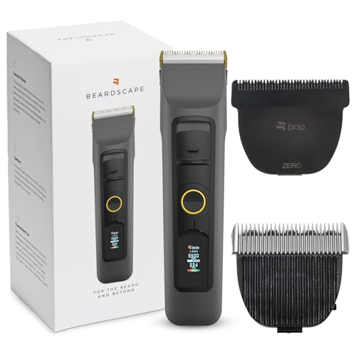 Brio Beardscape V2 Gray Bundled with Zero Blade & Body Blade
