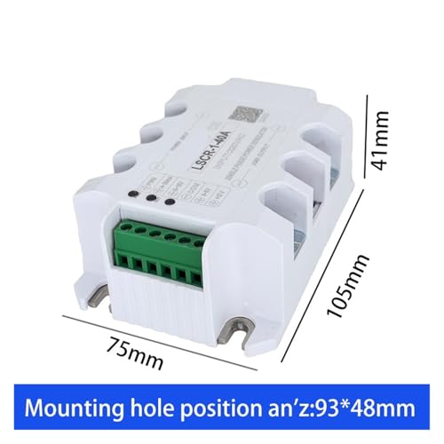 Relais à semi-conducteurs triphasé 60A et régulateur de puissance 380V - 3