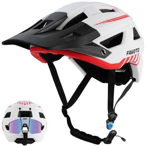 Casco All-Terrain Favoto - Appositamente progettato per varie attività di ciclismo su strada e fuoristrada, specialmente per viaggi di resistenza e fuoristrada. Con la visiera rimovibile, è ideale anche per gli spostamenti urbani e suburbani.