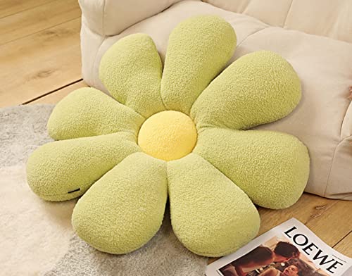 Hxiyan Flower Pillow Funny Cushion Floor Pillow Flower Cushion Seat Cushion Sofa Cushion Bed Pillow Car Cushion (19.6In, Green) #TOP1