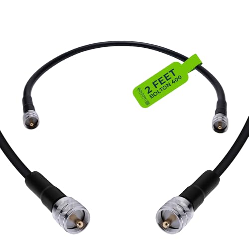 Câble coaxial RF 50 Ohm Bolton400 antenne radio jambon VHF UHF câble LMR400 PL-259 noir