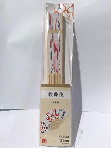 Daiso Kabuki D106 No. 508 - Ventilador plegable