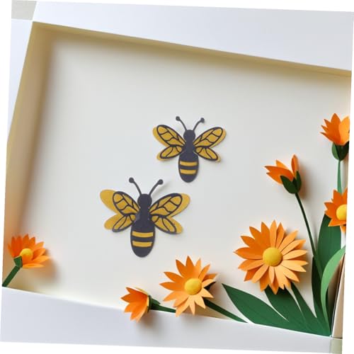 Vinilos decorativos 3D abeja doble capa set 12 miniatura 5