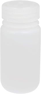 Aexit 100ml HDPE gauge Plastic Round Wide Mouth Sample Bottle White