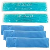 Perineal Cooling Pad, Postpartum Cold Packs Gel Bead Ice Pack Cold Therapy for Women After Pregnancy and Delivery, 2 Ice Pack and 3 Cover (Blue)