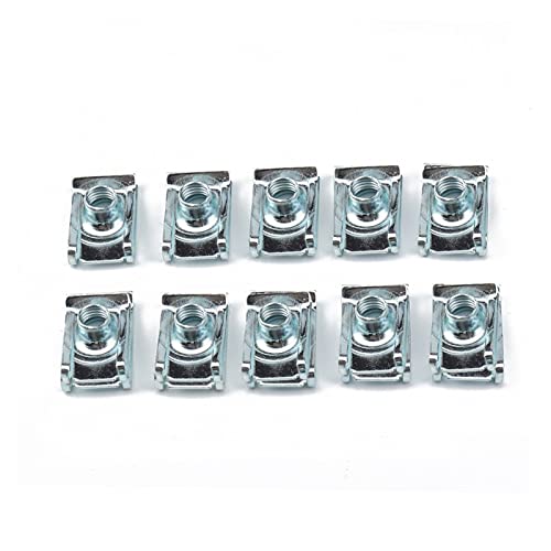XIAO FAN 50pcs Tool M4 M5 M6 M8 Spire Clips Chimney Nuts U Nuts Clips Speed Clips Fasteneres Assorte