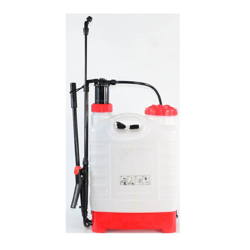Pulverizadores Garden Chemical/Weed Killer Sprayer con Lanza y boquillas de Aerosol Ajustables, 18 litros, rociador de la Mochila Weedkiller Fertilizer Agua